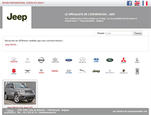 Tablet Screenshot of export-jeep.transautomobile.com