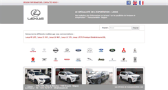 Desktop Screenshot of export-lexus.transautomobile.com